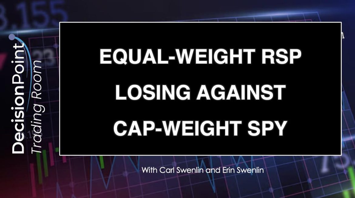 DP Trading Room: Equal-Weight Losing Against Cap-Weight SPY